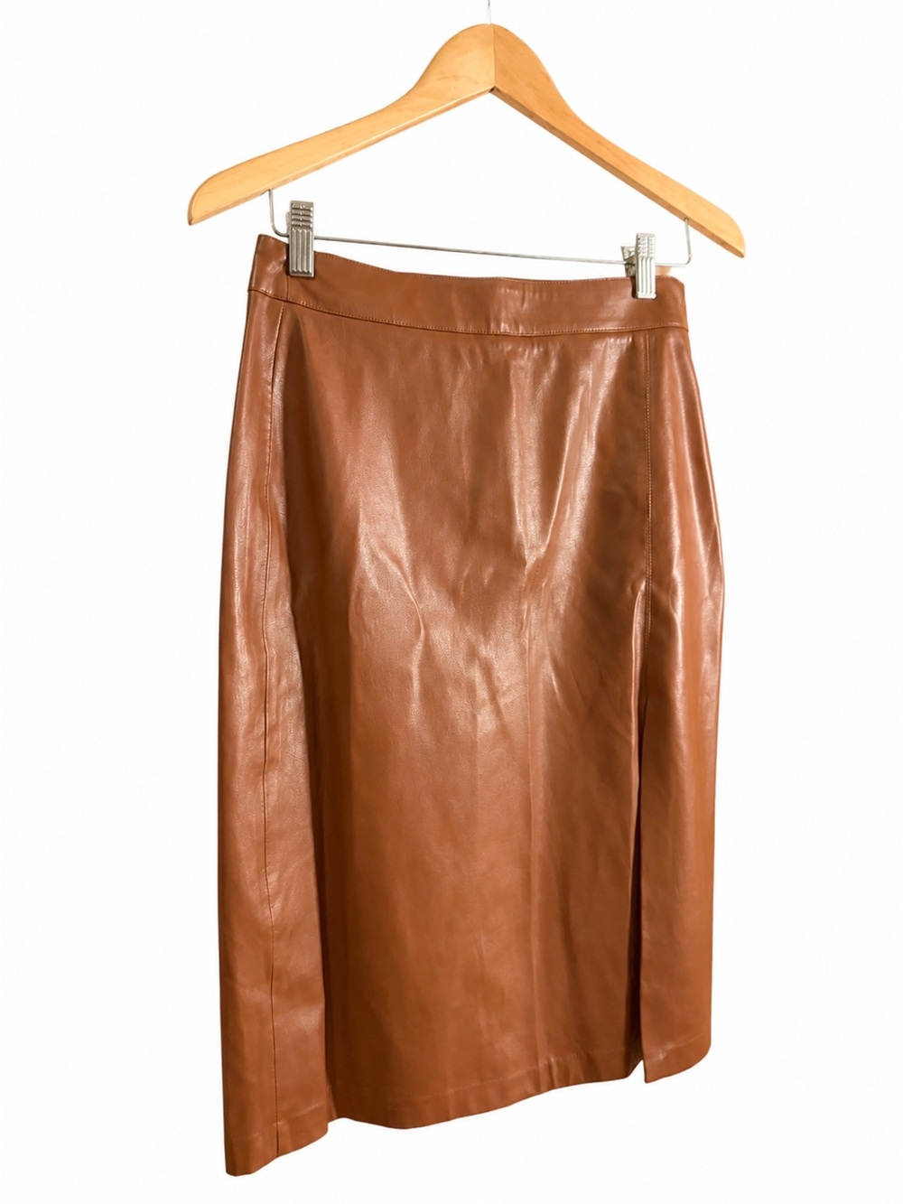 Jason Wu Faux Leather Skirt & Cropped Top 2-Piece Set. Originally priced at $375 - Picture 2 of 4